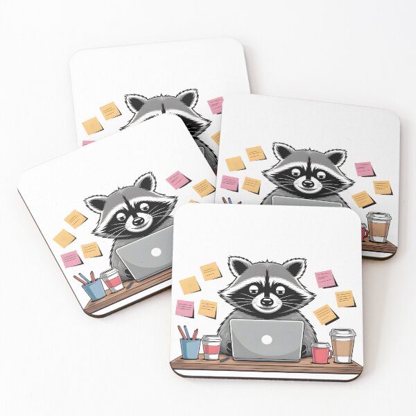 Item preview, Raccoon Office Humor designed and sold by Naviora.
