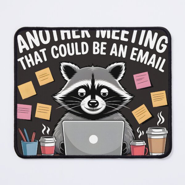Item preview, Raccoon Office Humor designed and sold by Naviora.