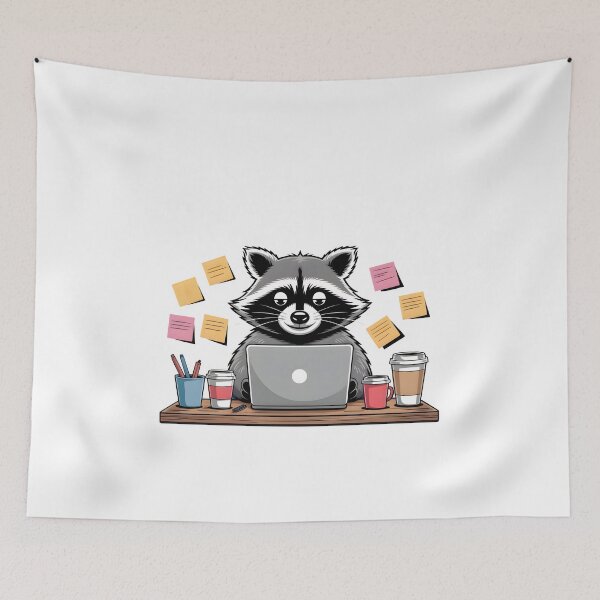 Item preview, Raccoon Office Humor designed and sold by Naviora.