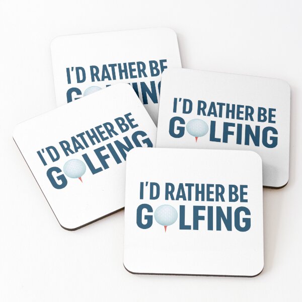 Item preview, I'd Rather Be Golfing Funny Lover Saying designed and sold by SkeletonsDanger.