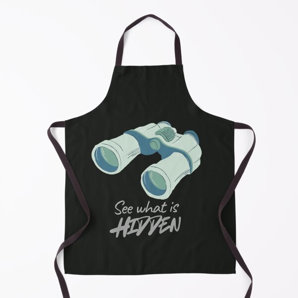 Item preview, See What Is Hidden – Binocular Illustration Curiosity Quote Design designed and sold by Sashka-.