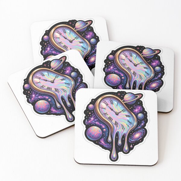 Item preview, Melting Time Galaxy Clock – Surreal Space Art | Cosmic Dream Aesthetic & Trippy Universe Design designed and sold by Dasts Cart.