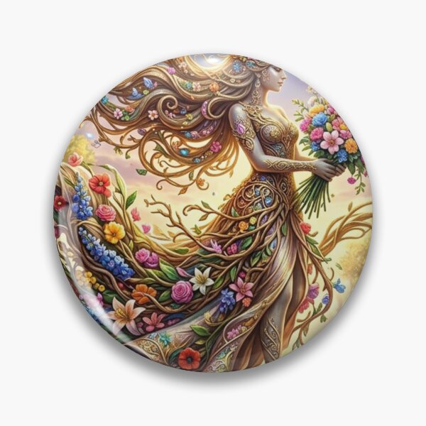 Item preview, Nature spirit in bloom designed and sold by Sigtrix.