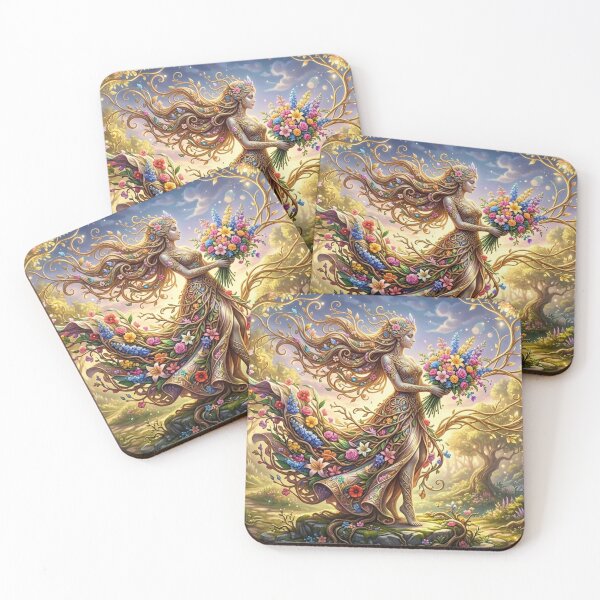 Item preview, Nature spirit in bloom designed and sold by Sigtrix.