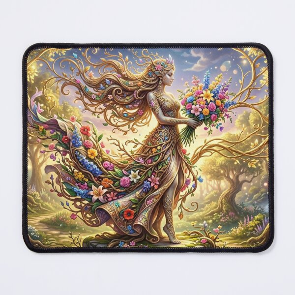 Item preview, Nature spirit in bloom designed and sold by Sigtrix.