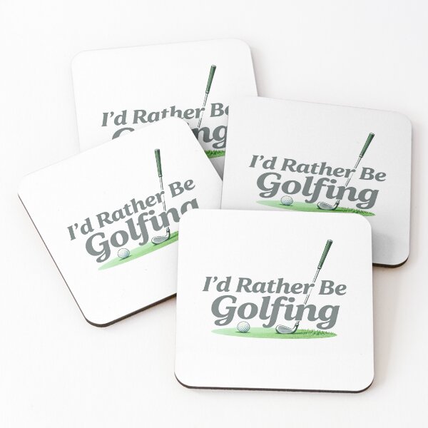 Item preview, I'd Rather Be Golfing Weekend Golf Quote designed and sold by SkeletonsDanger.