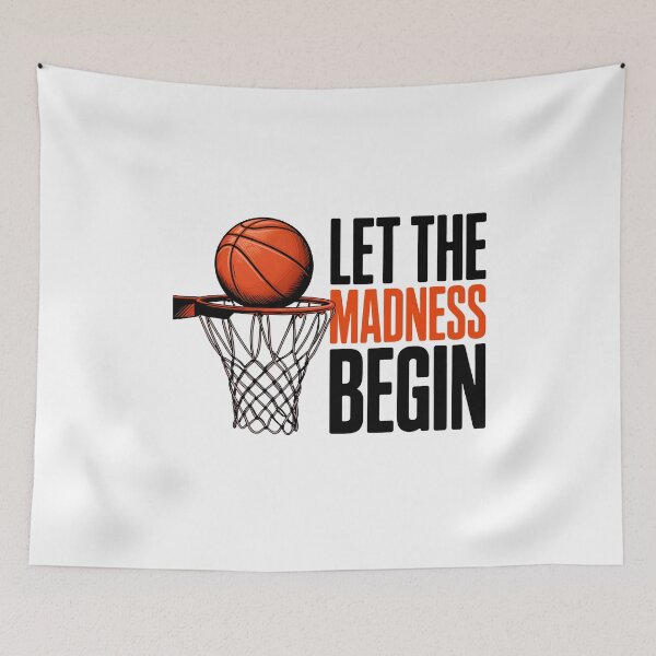Item preview, Funny Let the Madness Begin Basketball designed and sold by wansilastomi.