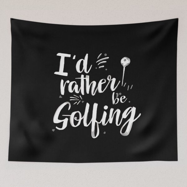 Item preview, I'd Rather Be Golfing Funny Sports designed and sold by SkeletonsDanger.