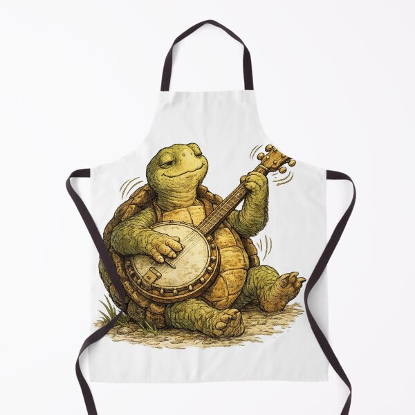 Item preview, Relaxed Turtle Banjo Player designed and sold by photoparadise22.