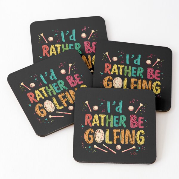 Item preview, I'd Rather Be Golfing Laid Back Golf Quote designed and sold by SkeletonsDanger.
