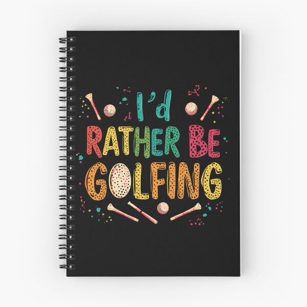 Item preview, I'd Rather Be Golfing Laid Back Golf Quote designed and sold by SkeletonsDanger.