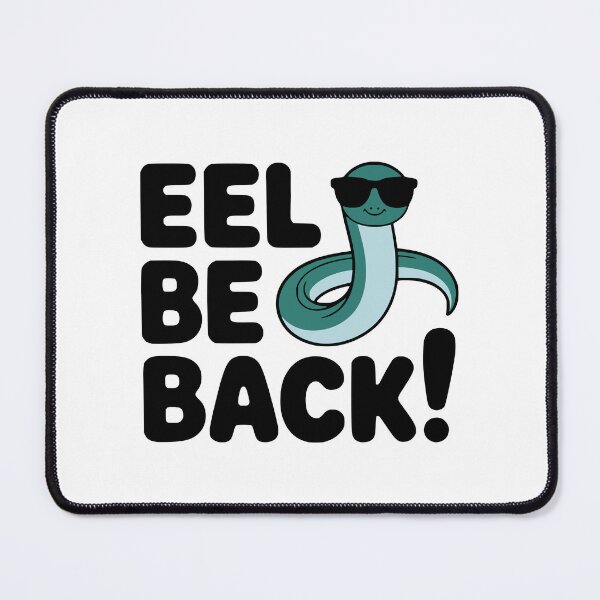 Item preview, EEL BE BACK! Funny Eel Pun T-Shirt – Marine Humor & Dad Joke Apparel designed and sold by PMCreative.