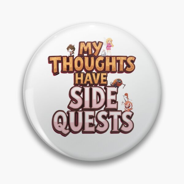 Item preview, Side Quests Brain Humor designed and sold by WisknowDesigns.