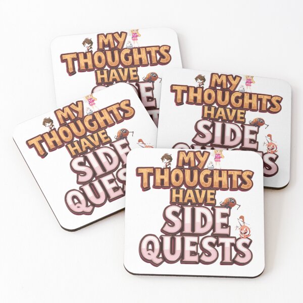 Item preview, Side Quests Brain Humor designed and sold by WisknowDesigns.
