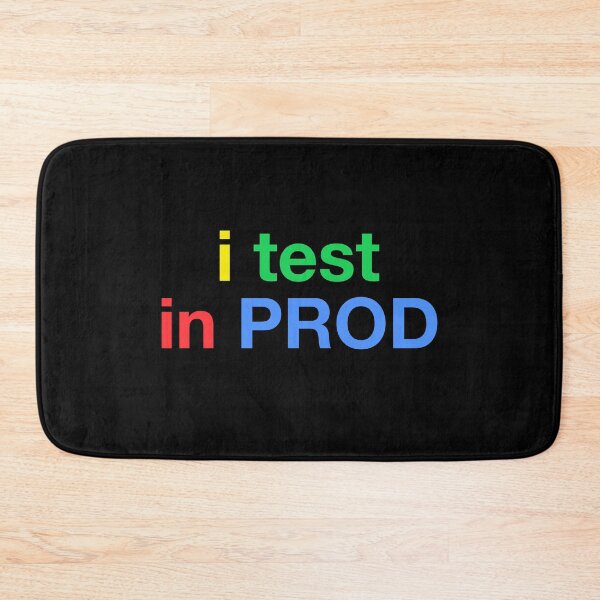 Item preview, I Test in Prod Coding Developer Jokes designed and sold by wansilastomi.