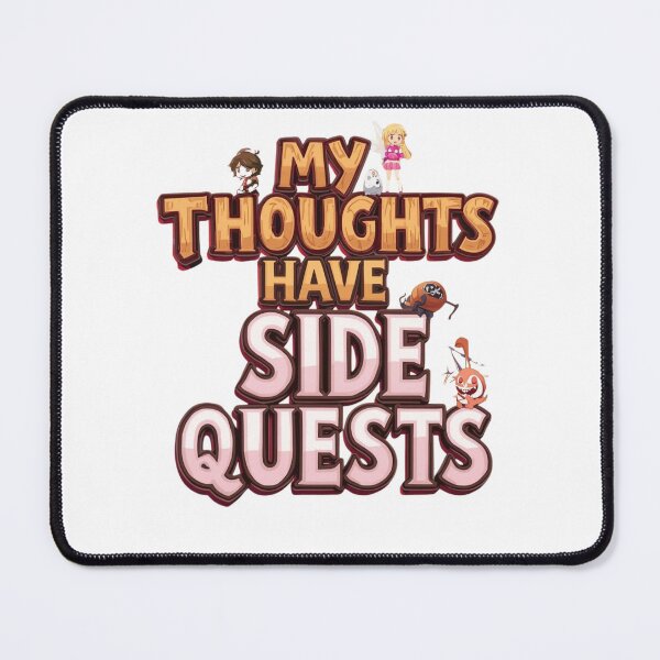 Item preview, Side Quests Brain Humor designed and sold by WisknowDesigns.