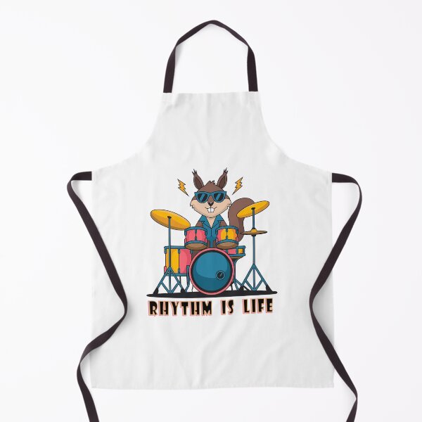 Item preview, Drums Rhythm Is Life - Retro World Music Day Art Tribute designed and sold by Art-Arcade6.