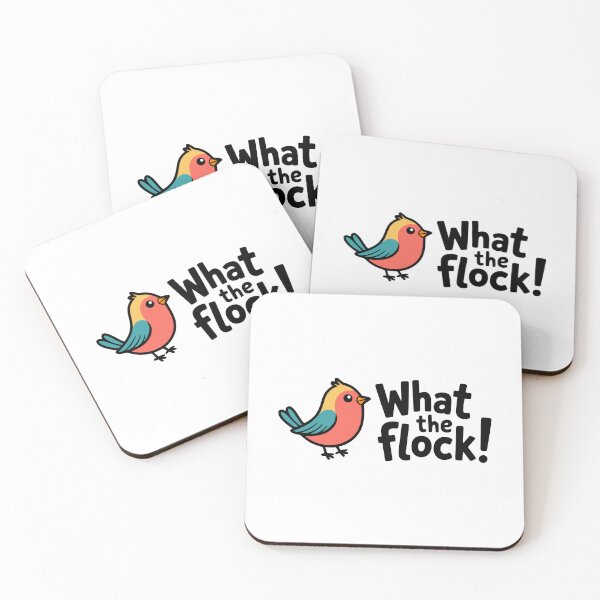 Item preview, What the Flock! Funny Bird Pun T-Shirt – Playful Avian Humor & Clean Comedy Apparel designed and sold by PMCreative.