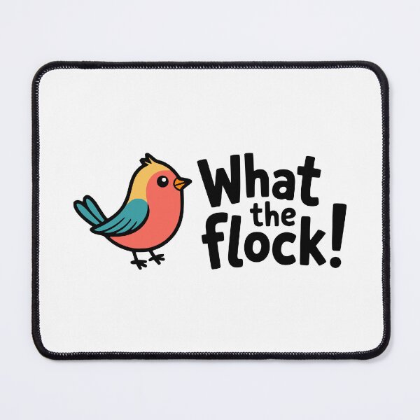 Item preview, What the Flock! Funny Bird Pun T-Shirt – Playful Avian Humor & Clean Comedy Apparel designed and sold by PMCreative.