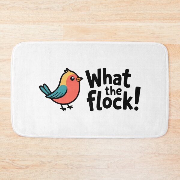 Item preview, What the Flock! Funny Bird Pun T-Shirt – Playful Avian Humor & Clean Comedy Apparel designed and sold by PMCreative.