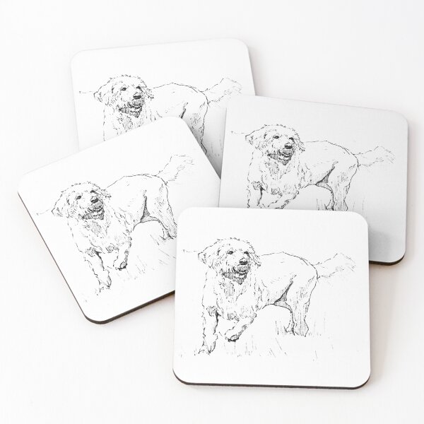 Item preview, Cockapoo Dog Drawing | Cockapoo Dog Lover Gift | Cute Dog Line Art Print designed and sold by ArtofDogsbySeb.