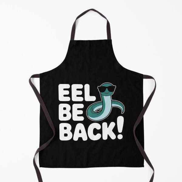 Item preview, Eel Be Back! Funny Eel Pun Illustration designed and sold by PMCreative.