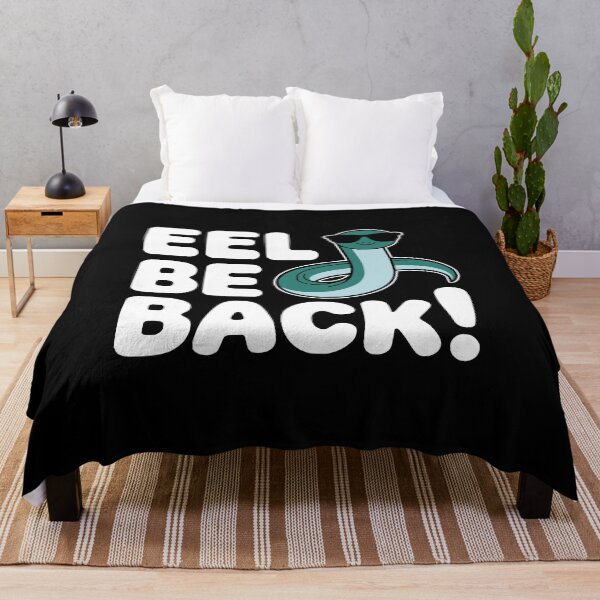 Item preview, Eel Be Back! Funny Eel Pun Illustration designed and sold by PMCreative.