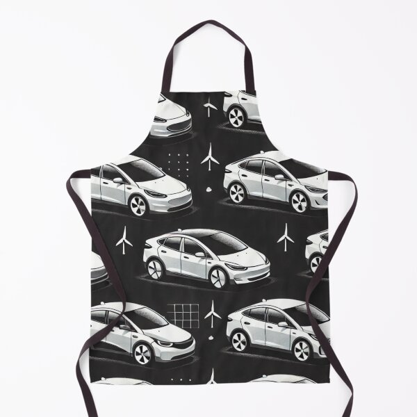 Item preview, Red Tesla Model 3 Cubist Pattern designed and sold by TEEJAMBOREE.
