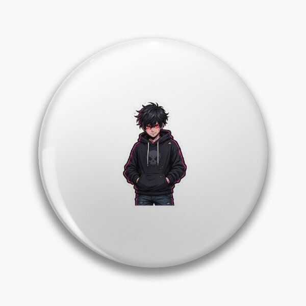 Item preview, Cool Anime Boy Attitude Sticker designed and sold by SainiArt19.
