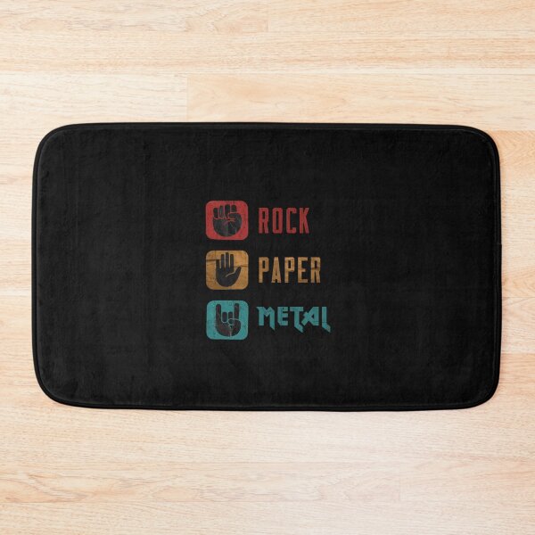 Item preview, Rock Paper Scissors Metal Horns - Heavy Metal Wins Everything Puns designed and sold by KhayalSaezo.