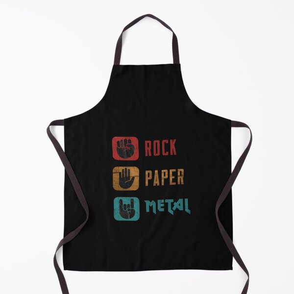 Item preview, Rock Paper Scissors Metal Horns - Heavy Metal Wins Everything Puns designed and sold by KhayalSaezo.