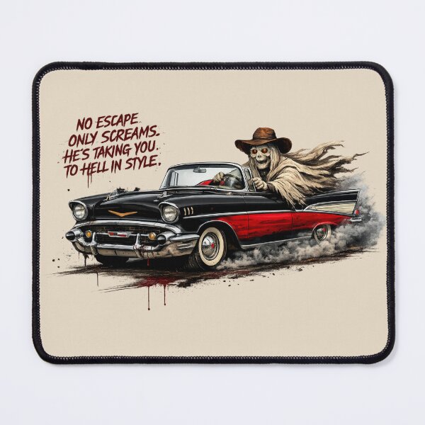 Item preview, Hell Ride Classic Car Skeleton Driver designed and sold by Retro Arabica.