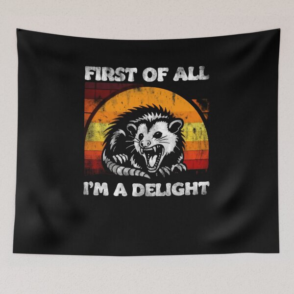 Item preview, First Of All Im A Delight Self Love Quote designed and sold by SkeletonsDanger.