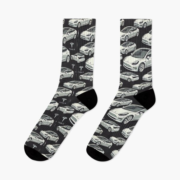 Item preview, Red Tesla Model 3 Cubist Pattern designed and sold by TEEJAMBOREE.