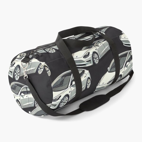 Item preview, Red Tesla Model 3 Cubist Pattern designed and sold by TEEJAMBOREE.