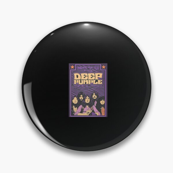 Item preview, Deep Purple Retro Rock And Roll Design designed and sold by KhayalSaezo.