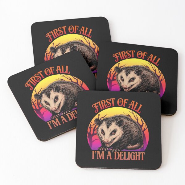 Item preview, First Of All Im A Delight Meme Humor Quote designed and sold by SkeletonsDanger.