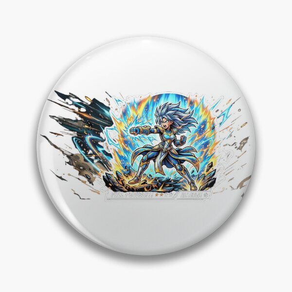 Item preview, Anime Power Energy Sticker designed and sold by SainiArt19.