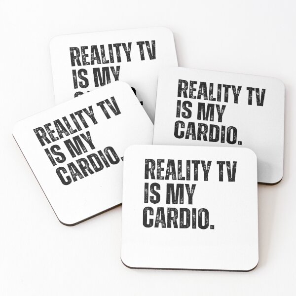 Item preview, Reality TV Is My Cardio Funny Couch Potato Watcher designed and sold by snowry.