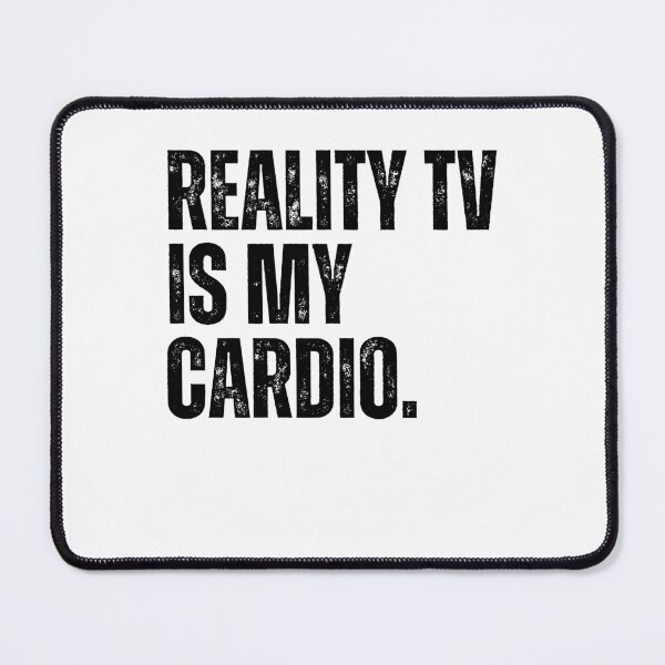 Item preview, Reality TV Is My Cardio Funny Couch Potato Watcher designed and sold by snowry.
