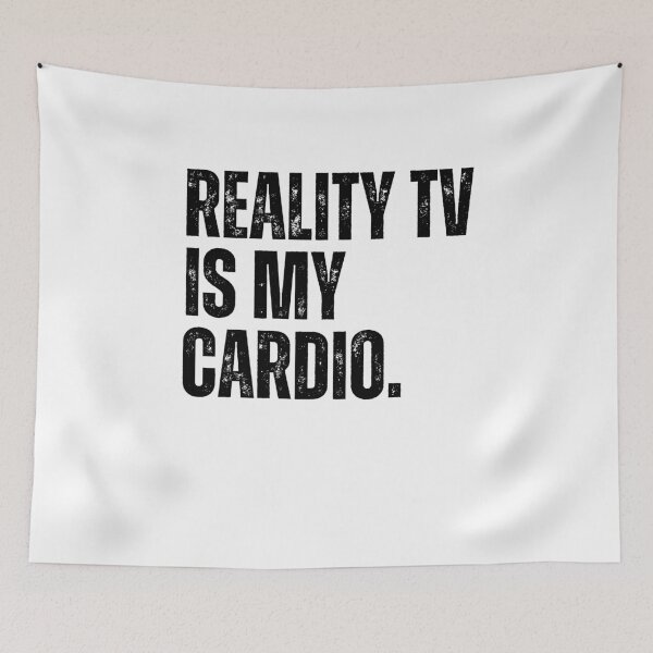 Item preview, Reality TV Is My Cardio Funny Couch Potato Watcher designed and sold by snowry.