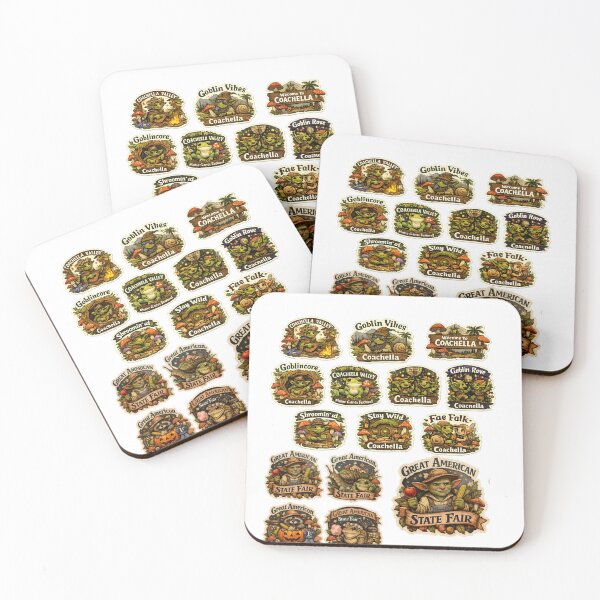 Item preview, Freaky Frog Goblins Crash Coachella & State Fair – Whimsical Woodland Sticker Madness! ??? designed and sold by Ulikedigital14.