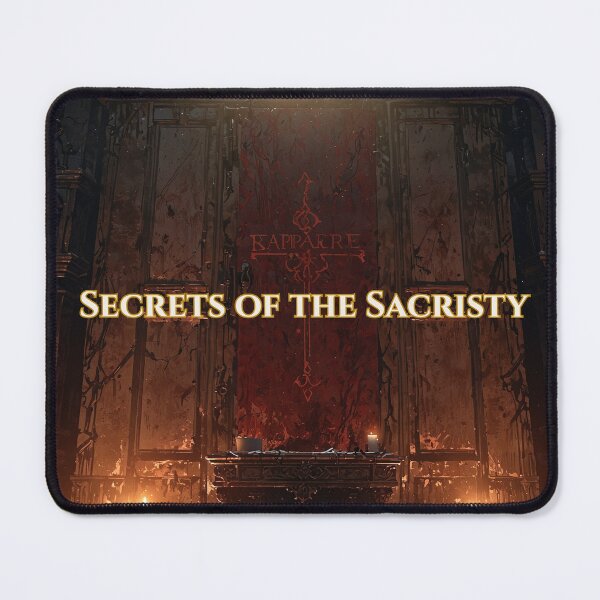 Item preview, Wolf Opens Glowing Chest Dark Sacred Sacristy designed and sold by GeoWhimsy Studio.