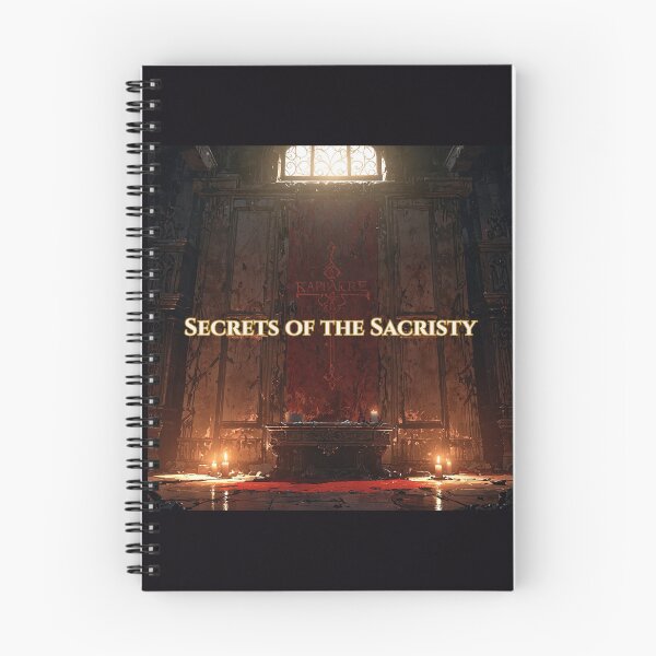 Item preview, Wolf Opens Glowing Chest Dark Sacred Sacristy designed and sold by GeoWhimsy Studio.