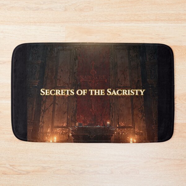 Item preview, Wolf Opens Glowing Chest Dark Sacred Sacristy designed and sold by GeoWhimsy Studio.