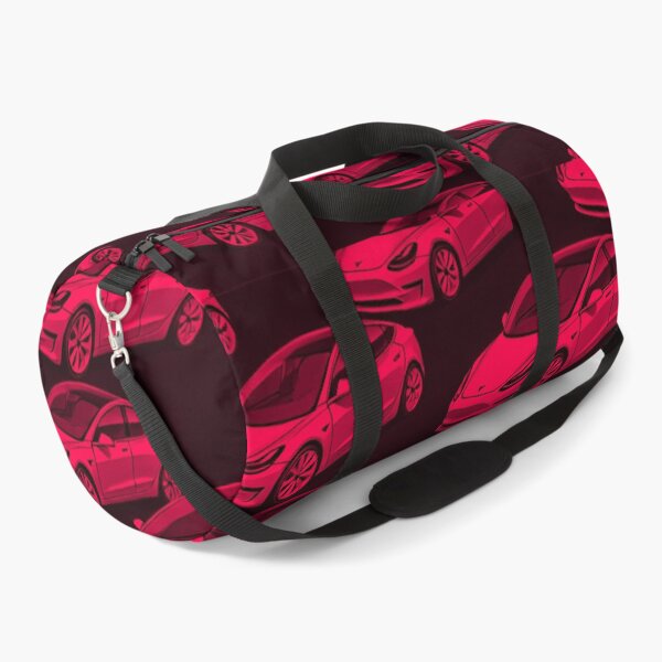 Item preview, Red Tesla Model 3 Cubist Pattern designed and sold by TEEJAMBOREE.