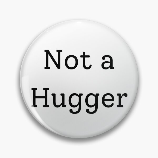 Item preview, Not a Hugger - Minimalist Bold Typography Quote designed and sold by CandaceCynthia.