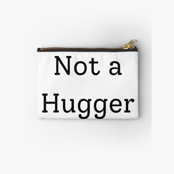 Item preview, Not a Hugger - Minimalist Bold Typography Quote designed and sold by CandaceCynthia.