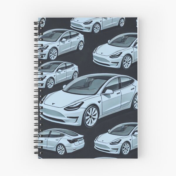 Item preview, Red Tesla Model 3 Cubist Pattern designed and sold by TEEJAMBOREE.