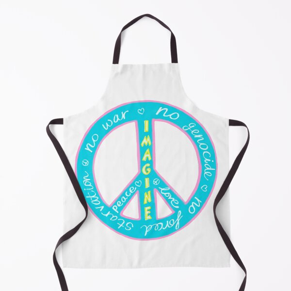 Item preview, Peace & Love Message Design – Imagine No War, Peace Symbol Blue Pink Aesthetic designed and sold by covetedcove.
